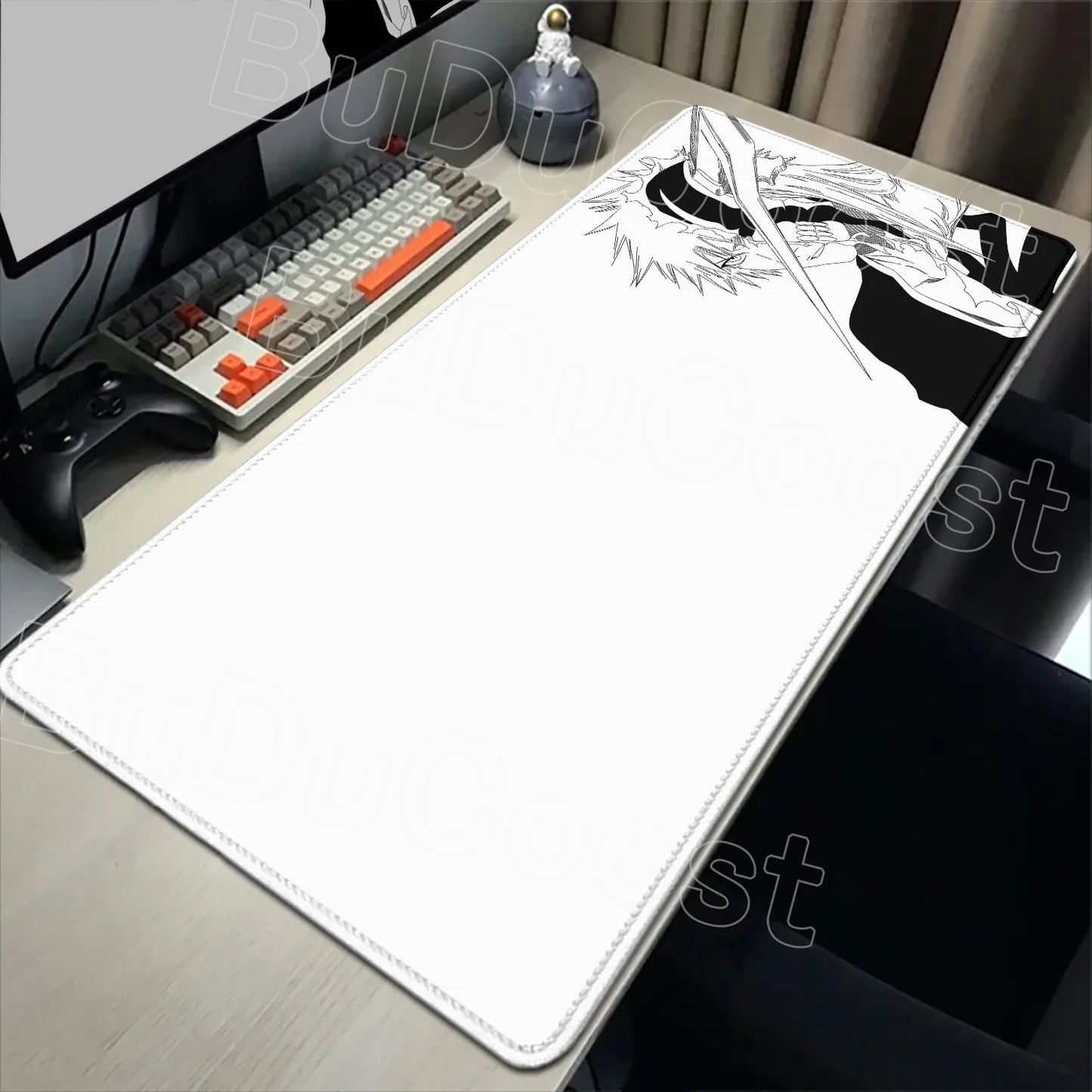 2026 New Anime HD Wallpaper Bleach Mouse Pad Laptop Gaming Keyboard Mat XXL Large 900x400mm Desk Mat Cool E-sports Mats Mousepad