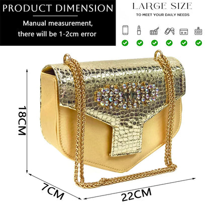 2025 Fashion Open Toe Women Strange Heels Bigger Size Fashion Rhinestone Decoration Purple Shoes And Bag Set Party Bag