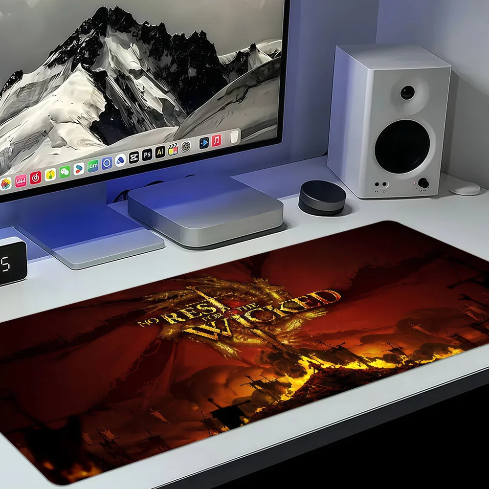 No R-Rest for the W-Wicked Mouse Pad Non-slip Thickened MousePad Large Writing Lockedge Office Student Gaming Cushion