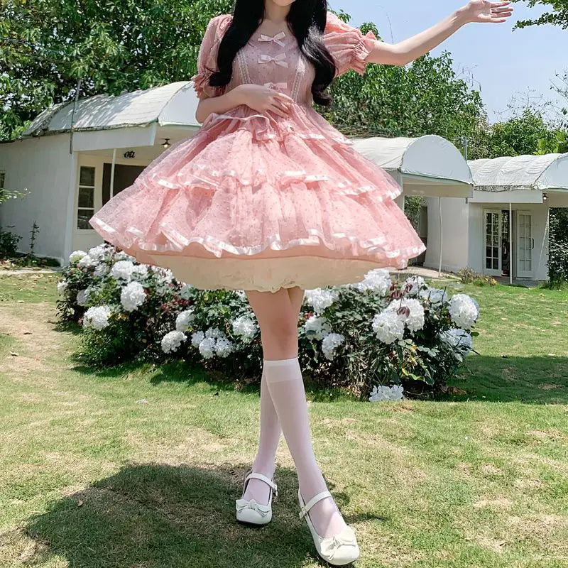 Multi-layer Ruffled Petticoats For Women Fluffy Bubble Skirt Crinoline Underskirt No Hoop Boneless Lolita Puffy Skirt Mini Skirt