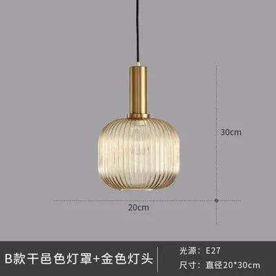 Modern LED Nordic Glass Pendant Lights Fixtures Bedroom Dinning Living Room Light Hanging Lamp Hanglamp Luminaire