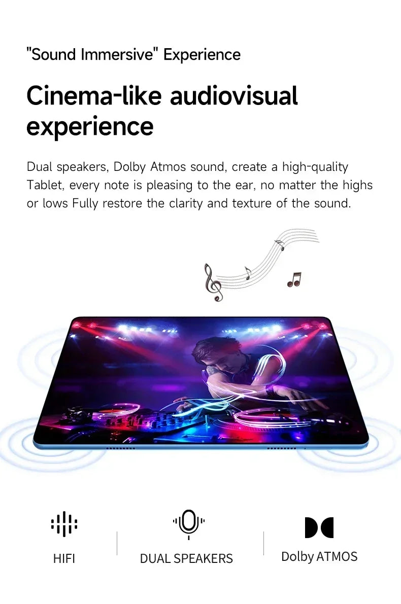 2026 Original 12inch IPad Air Pro 5G Tablet PC 20000mAh Snapdragon 8Gen3 Android 15 24GB 2T 5G Dual SIM GPS WIFI Network Tablet