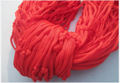 Nylon Mesh Hammock Single Person Hanging Sleeping Bed Swing Outdoor Camping Essentials Hammocks For Outside