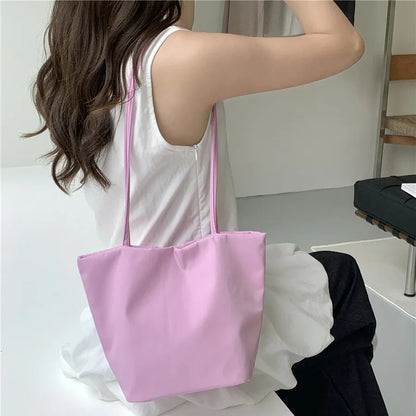 Casual Nylon Bucket Bags for Women Shoulder Bag Fashion Soft Women Bag NEW Tote Purses and Handbags Female Shopper Commuter Bags