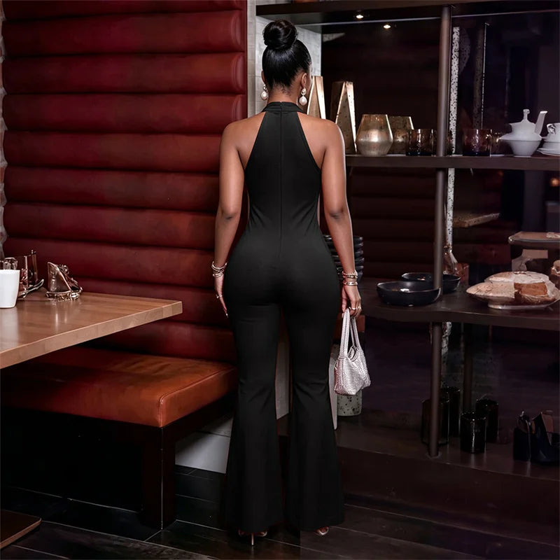 Doyerl One Piece Outfits Woman Rompers and Jumpsuits Rhinestone Rave Festival Clothing Party Club Diamonds Cut Out Sexy Overalls