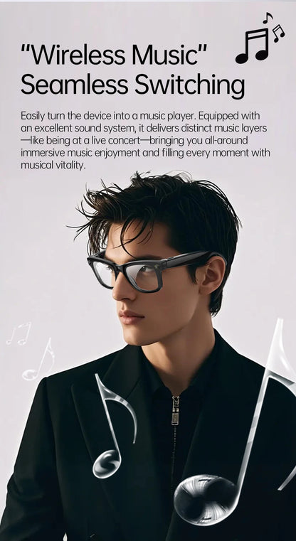 LIGE 2026 4K 13MP Smart Glasses Men HD Camera AI Translation Chat WIFI Video Recording Bluetooth Call Audio Sunglasses Men Women