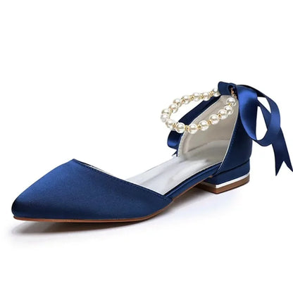 Summer New Women Shoes Fashion Pointed Tip Flat Sandals for Woman Elegant Dress Wedding Shoe Luxury Designer Shoes Zapatos Mujer