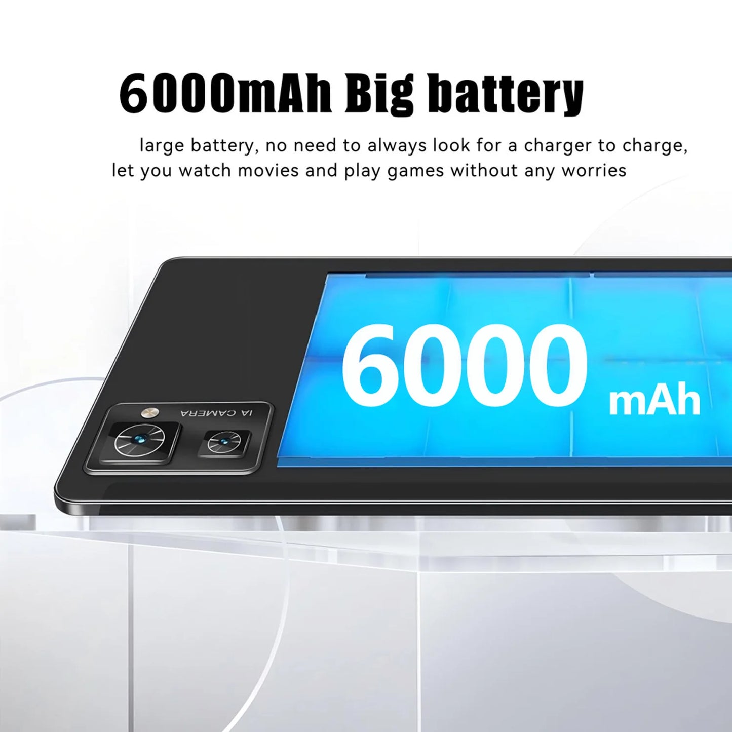 New Arrival 10.1 Inch Octa Core Android Tablets 6GB RAM 128GB ROM 4G Dual SIM Network AI Speed-up Tablet Bluetooth WiFi 6000mAh