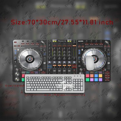 Mouse Pad Radio Dj Gamer printon demand Custom Computer Mousepad XXL MousePads Natural Rubber Office Soft PC Desktop Mouse Pad