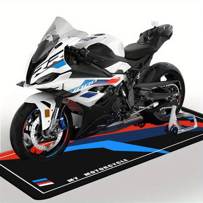 My Motorcycle Parking Carpet, Bedroom Mat, Racing Mat, Display Mat, Non-Slip Dirt-Resistant, Easy to Wash, Size Can Be Customize