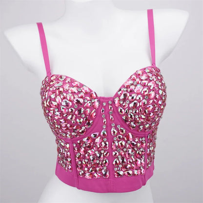 Sexy Party Corset Tops Woman Tank Streetwear Camis Bustier Fashion y2k Crop Top Women Clothes Summer Club Shirt Ladies Bra Blusa