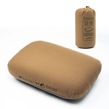 Soft Slow Rebound Memory Foam Pillow Outdoor Camping Travel Cervical Pillow Portable NoonBreak Pillow Neck Support Pillow