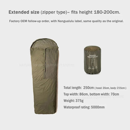 Sngpak Bivvy Bag Waterproof Sleeping Bag Outer Shell, Lightweight Tyvek Bivy Sack, OEM Alternative-Same Quality As The Original