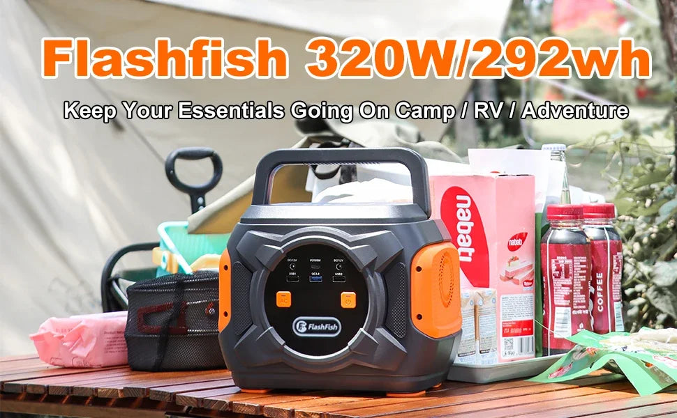 For E200 Portable Power Station Battery Supply Solar Charge Solar Generator AC DC Outdoor Camera Drone Power 200W 151WH