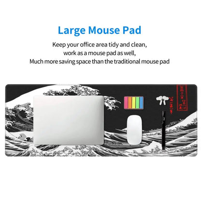 Anime HD Print Mouse Pad Bocchi The Rock Large Gaming Mousepad Rubber Computer Mouse Mat Gamer Locking Edge Accessories Non-slip
