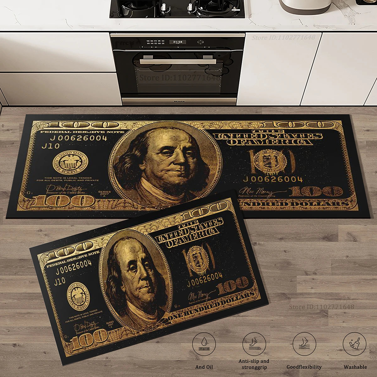 Living Room Dollar Luxury Kitchen Absorbent Foot Carpets Entrance Doormat Kawaii Rug Floor Mat Anti Slip Mat Home Hallway Decors