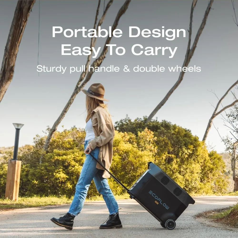 3600W Portable Power Station 3600Wh with 5 AC Outlets Fast Charging Solar Generator for Home Camping RV Emergencies