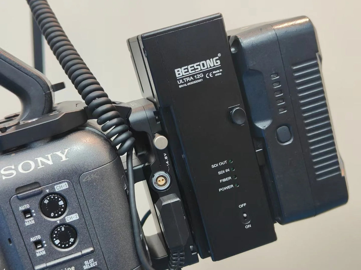 Professional Broadcast Grade EFP System 12G SDI Video Optic Fiber Transceiver Kit
