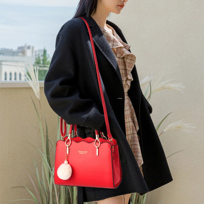 Yogodlns Women Handbags Ladies Large Tote Bag Female Square Shoulder Bags Bolsas Femininas Sac PU Leather Hairball Crossbody Bag