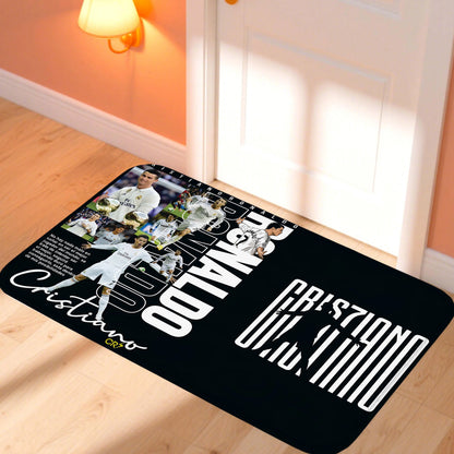 C-CristianoS R-Ronaldo CR7 Doormat Kitchen Rugs for Bedroom Front Door Mat Non-slip Pad Room Decoration Motorcycle Carpet Home