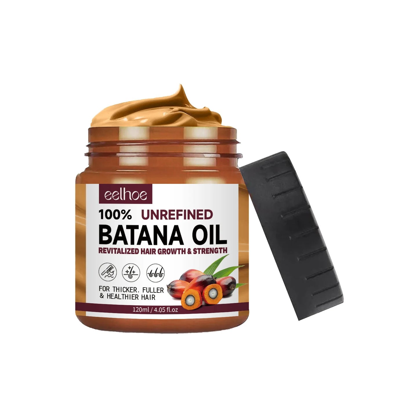 EELHOE Natural Batana Oil Deep Moisturizing Smooth Thick Hair Growth Shampoo and Conditioner for Damaged Hair Keratin Treatment