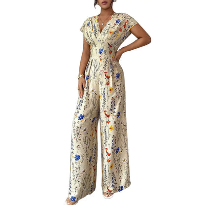 Women's Summer Elegant Short Sleeve High Waist Women's Clothing Straight Office Lady Fashion New Arrival Trendy