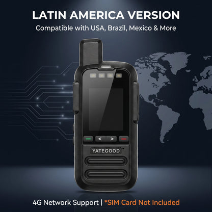 Walkie Talkie  POC Radio 100KM  Handheld Network  SOS Function Global 5000KM 3G 4G POC
