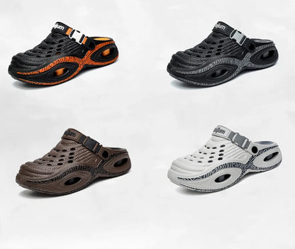 Summer Men's Beach Clogs Outdoor Sandals New Design Slippers EVA Soft Slides For Men Casual Garden Shoes Male Beach Slippers