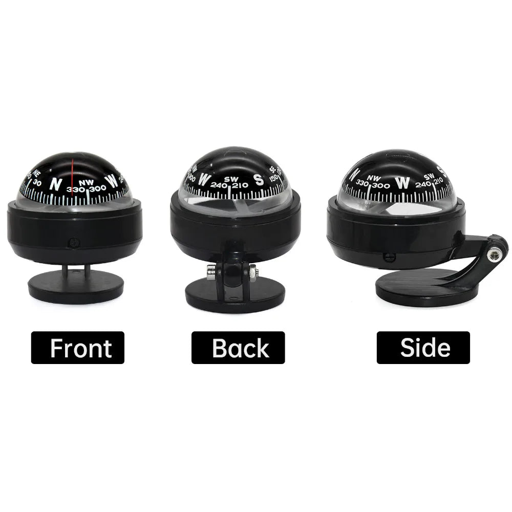 Compass Car Dashboard Dash Mounted Navigation Compass Boat Compass Navigation Tools Navigating Tools Sailing Tool for Outdoor