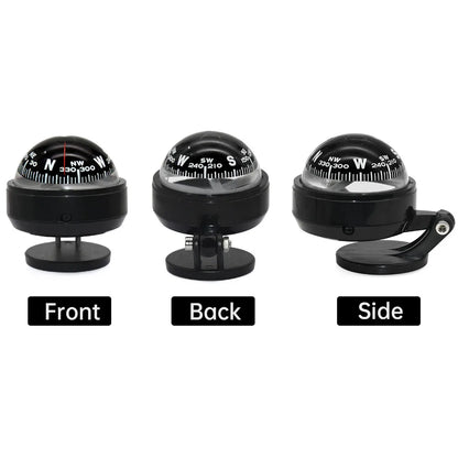 Compass Car Dashboard Dash Mounted Navigation Compass Boat Compass Navigation Tools Navigating Tools Sailing Tool for Outdoor