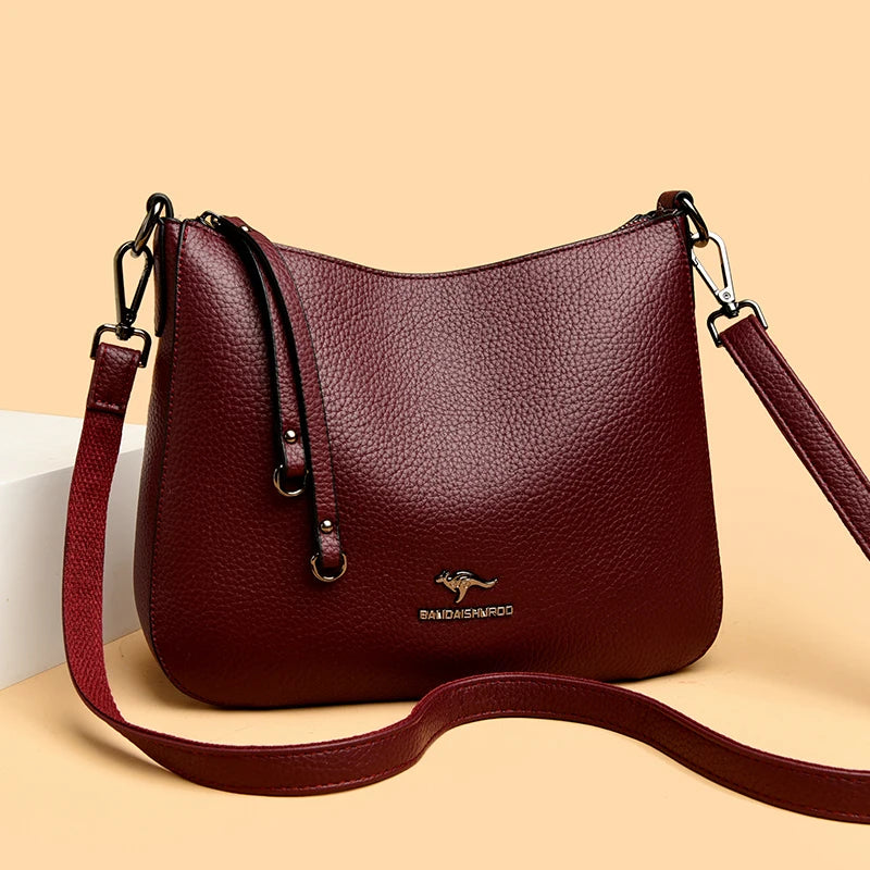 Luxury Leather Large Capacity Handbags Women Bags Designer Tote Bag Shoulder Crossbody Sac Ladies Shopping Messenger Bags