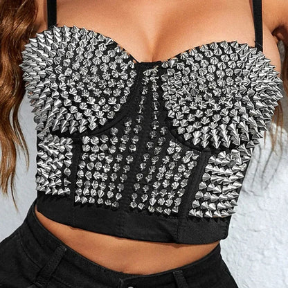 Sexy Party Corset Tops Woman Tank Streetwear Camis Bustier Fashion y2k Crop Top Women Clothes Summer Club Shirt Ladies Bra Blusa