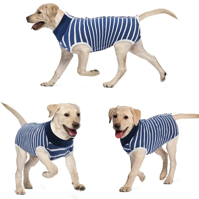 Dog Recovery Suit Abdominal Wound Surgical Clothes Dogs Anti-Licking Pet Onesies Vest Post Surgery Dog Sterilization Suit