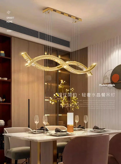 home decorationPendant lights, luxury crystal living room chandelier, dining room Pendant lamp, ceiling light, indoor lighting