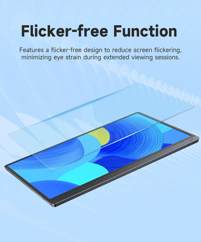 UPERFECT 15.6 " Toucscreen Monitor Built-in 10800mAh Rechargercable Battery 1080P FHD USB C HDMI 120Hz Portable Gaming Display
