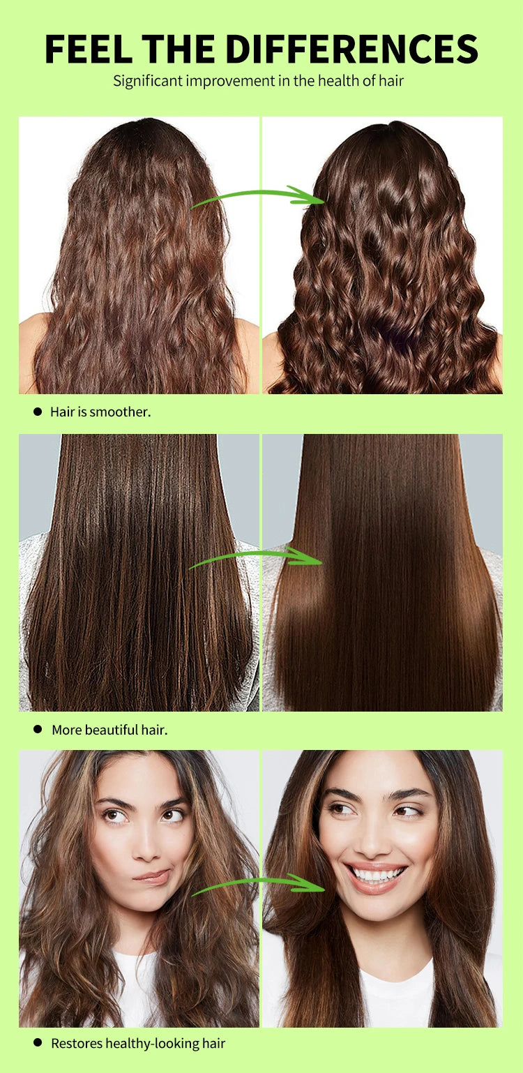 7-IN-1 Hair Oil Rosemary Hair Oil Strengthening Thick Hair Oil Batana Castor Nourishing Moisturizing Smoothing Anti Hair Loss