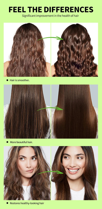 7-IN-1 Hair Oil Rosemary Hair Oil Strengthening Thick Hair Oil Batana Castor Nourishing Moisturizing Smoothing Anti Hair Loss
