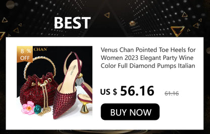 Venus Chan New Arrival Italian Design Nigerian Fashion Party Wedding Shoes and Bag Set Decorated With Flower in Blue Color