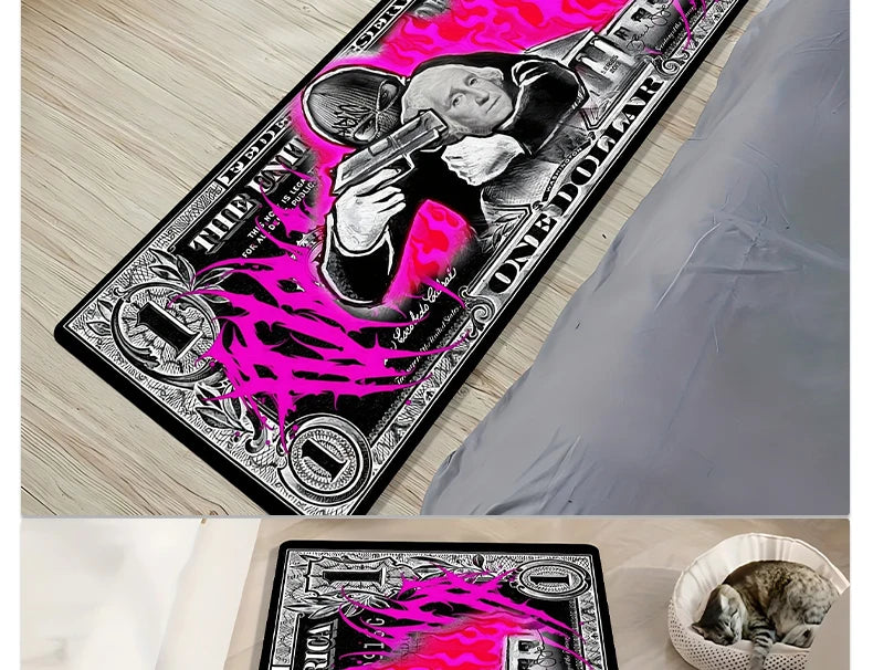 Bedroom Carpet Non-slip Dirt-resistant Wear-resistant Floor Mat US Dollar Bedside Rugs Long Home Decoration Mats Alfombra 침실 카펫