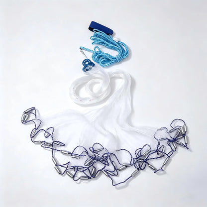 10ft Fishing Cast Net for Bait Trap Round Throw Cast Net Ready‑to‑Use Hand Throw Fishing Net for River Lake Pond Shallow Sea Fishing