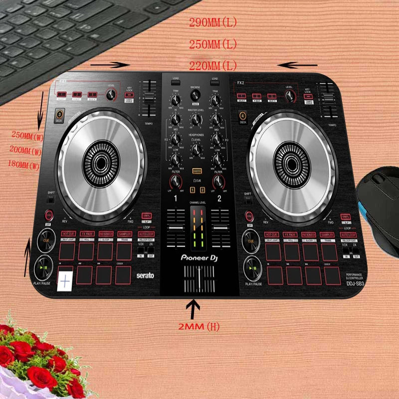 Mairuige Mixing-Console Pioneer Dj Keyboard Mouse Set Table Mat Laptop Accessories Mouse for Computer Mouse Mats Carpet Rog