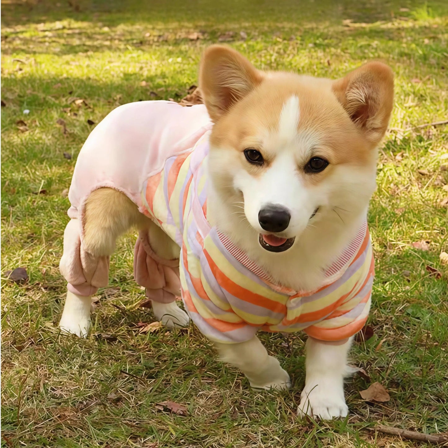 Autumn Winter Pet Dog Soft Fleece Clothes Warm Jumpsuit Coat for Small Medium Large Dog Cat Puppy Jacket Sweater with Leash Ring
