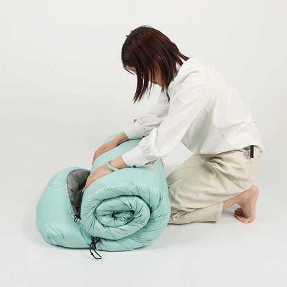 Envelope-style Down Sleeping Bag Ultra-light Goose Down Waterproof Plus Size Winter Warm Travel Hiking Camping Sleeping Bag
