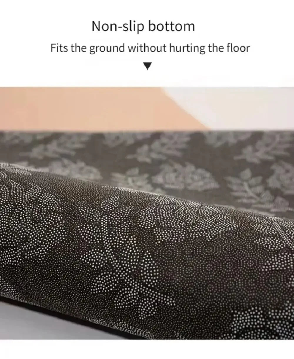 VIKAMA Non-standard Letter Carpet Soft Anti-slip Imitation Cashmere Foot Pad Home Decoration Bedside Rug Entrance Hall Doormat