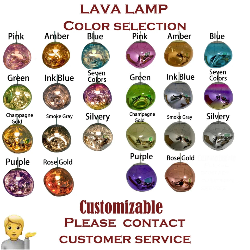 Nordic LED Pendant Lights Creative Restaurant Living Room Bedside Loft Indoor Chandelier Decoration Glass Hanging Light Fixture