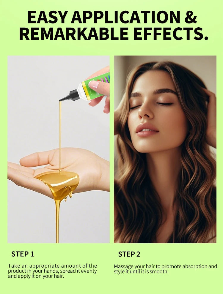 7-IN-1 Hair Oil Rosemary Hair Oil Strengthening Thick Hair Oil Batana Castor Nourishing Moisturizing Smoothing Anti Hair Loss
