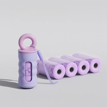 Portable Outdoor Dog Poop Bags Dispenser Stylish Pet Garbage Bags Dispenser for Dogs Cats Pet Cleaning Supplies Accessories