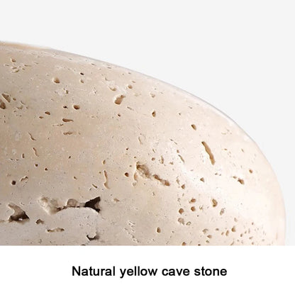 Japanese Wabi Sabi Stone Pendant Lamp for Bedroom Bedside Table Lights Minimalist Island Kitchen Dining Room Hanging Chandeliers
