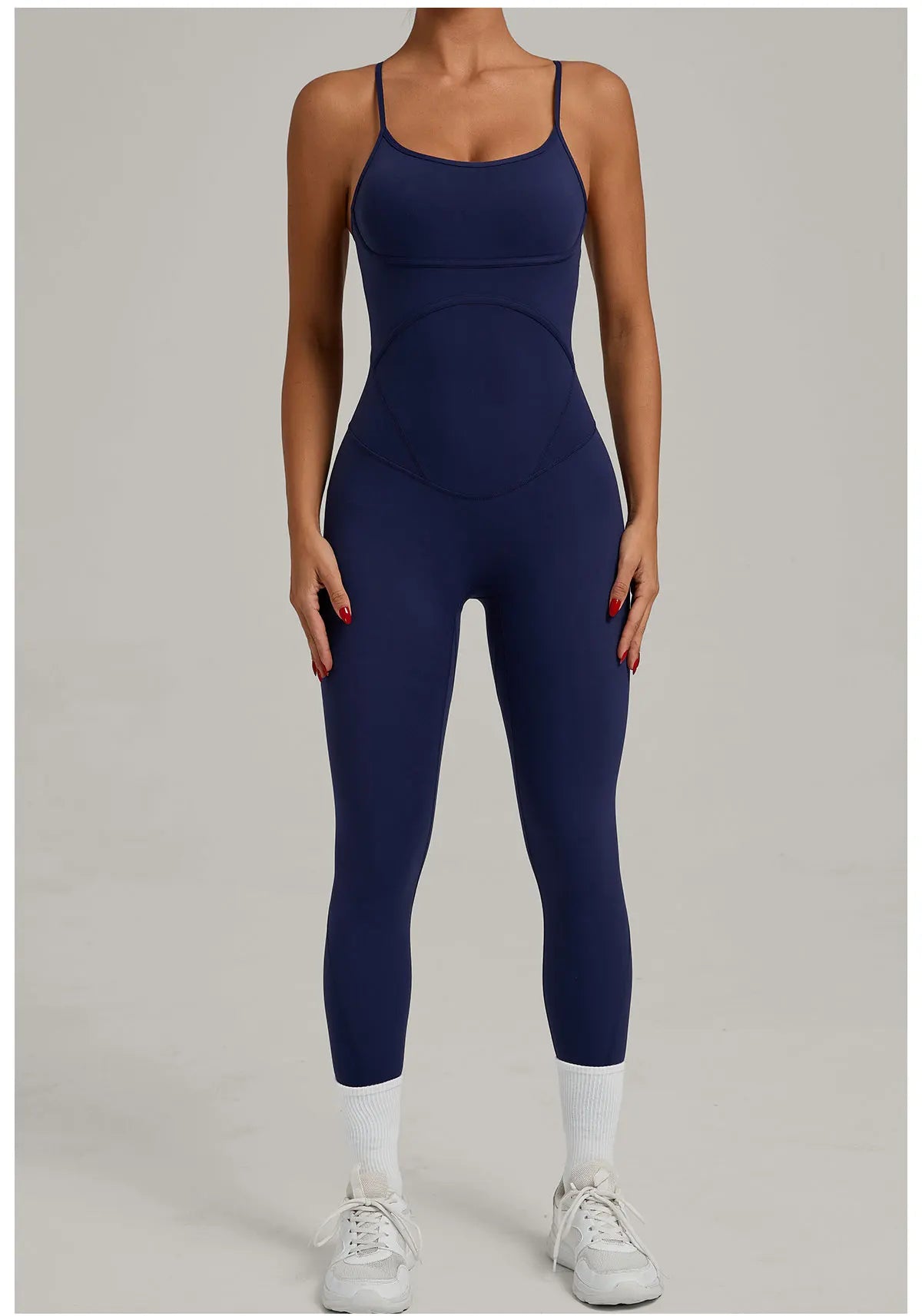 JUREN Fitness Jumpsuit Women Tracksuit Sports Playsuit Running One Piece Yoga Suit Scrunch Backless Set Rompers Gym Clothes