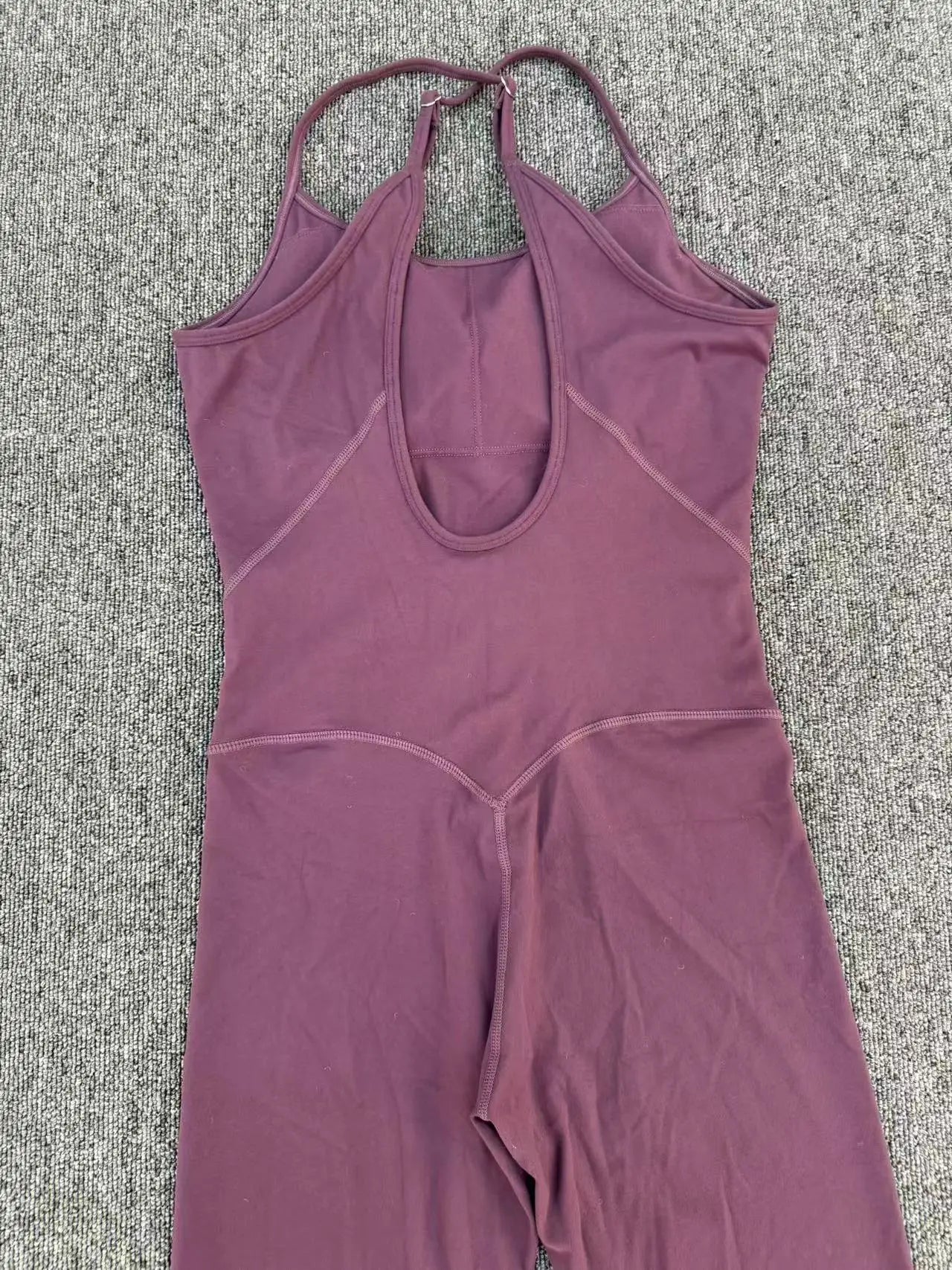 JUREN Fitness Jumpsuit Women Tracksuit Sports Playsuit Running One Piece Yoga Suit Scrunch Backless Set Rompers Gym Clothes